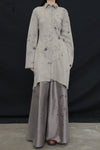 Mutedance 24 Autumn and Winter Flower Dye Wool Shirt MD-MD24FW71-CELADON